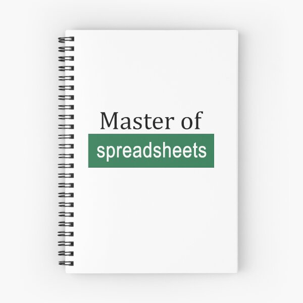 Item preview, Master of Spreadsheets designed and sold by ThePurpleFrog.