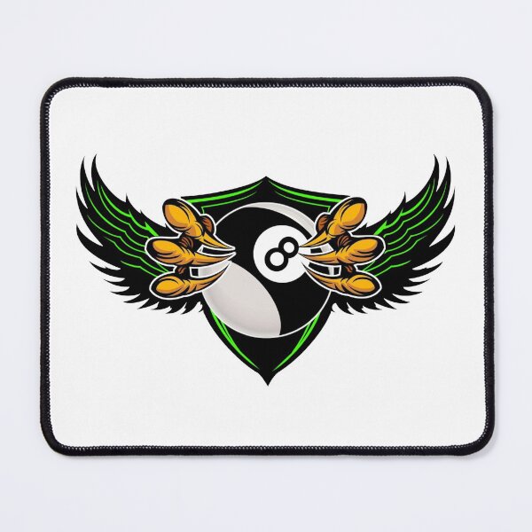 Item preview, 8ball Wings | Pool Billiards Eightball  designed and sold by AllKindsOfStuff.