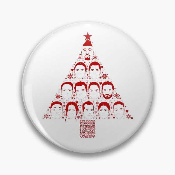Item preview, The Rookie Team Christmas Tree | The Rookie designed and sold by gottaloveseries.
