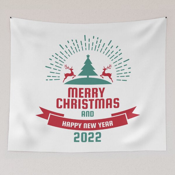Item preview, Merry Christmas & Happy New Year 2022 designed and sold by BLKHAS.