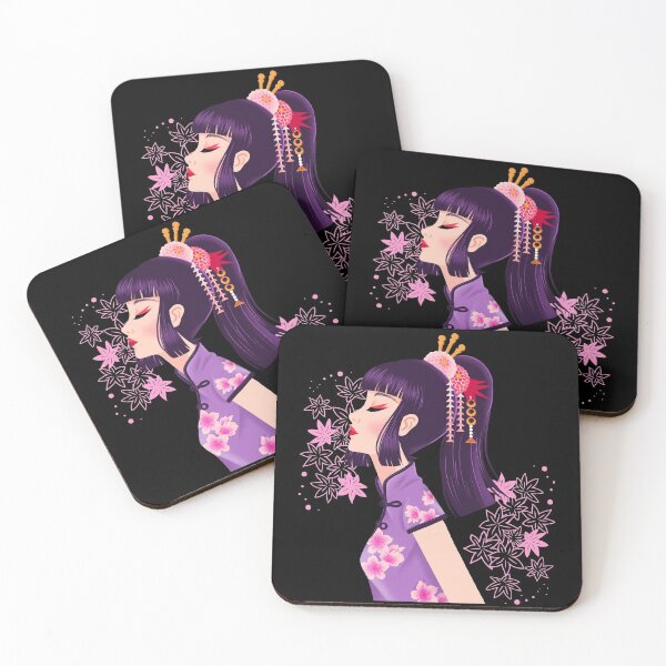 Artikelvorschau, Japanische Geisha-Illustration entworfen und verkauft von Paula Helit.