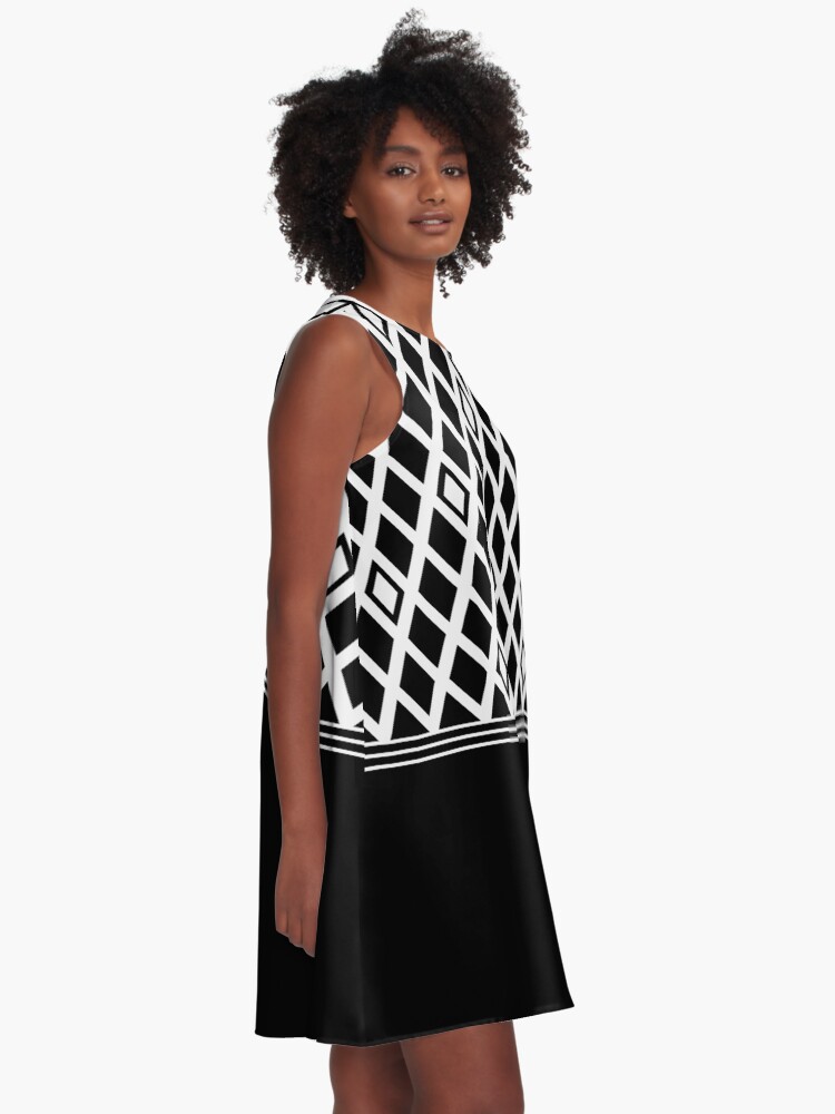 Thumbnail 2 of 4, A-Line Dress, Diamond Decorative 2 designed and sold by Lafara.