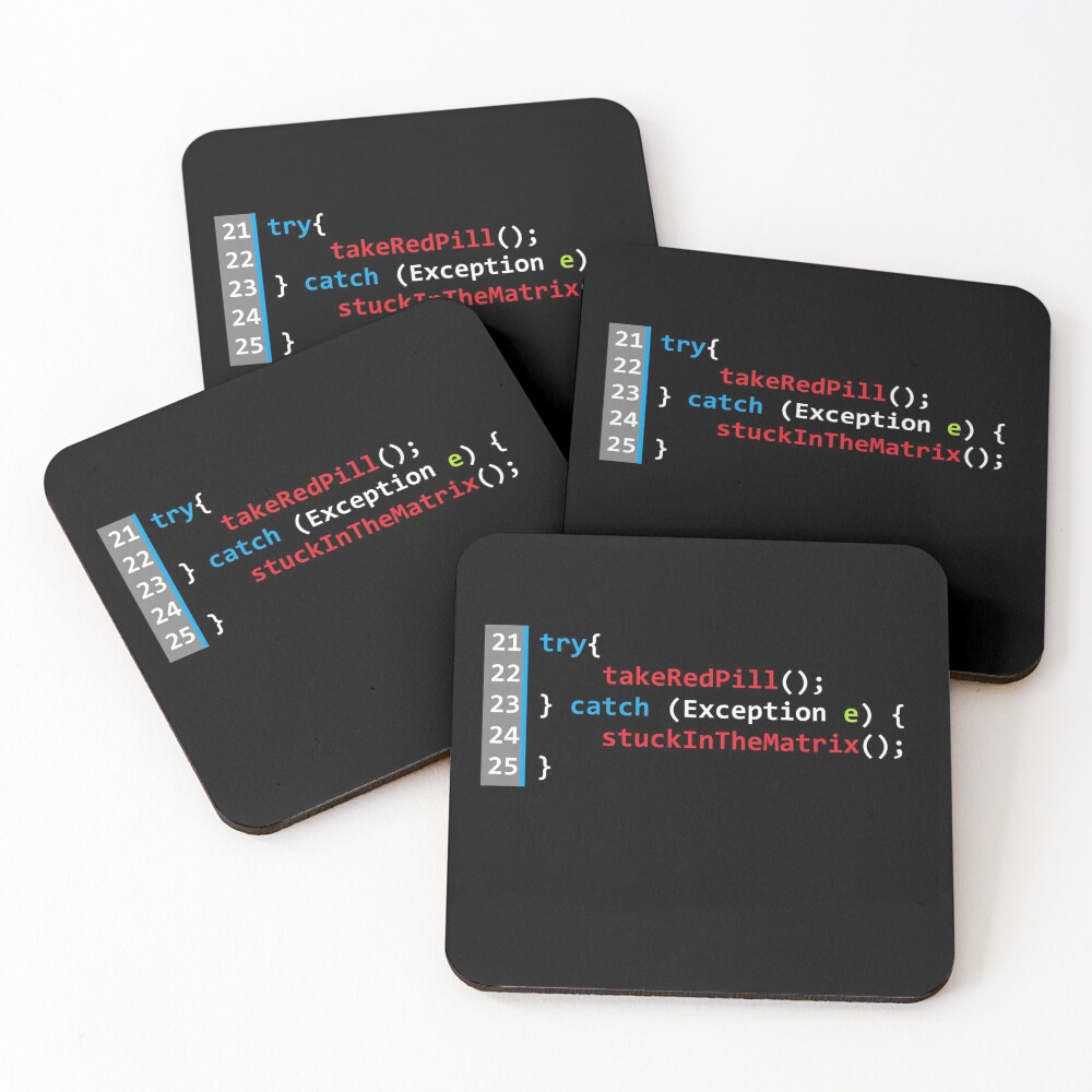 Item preview, Coasters (Set of 4) designed and sold by ComputerGeeksTs.