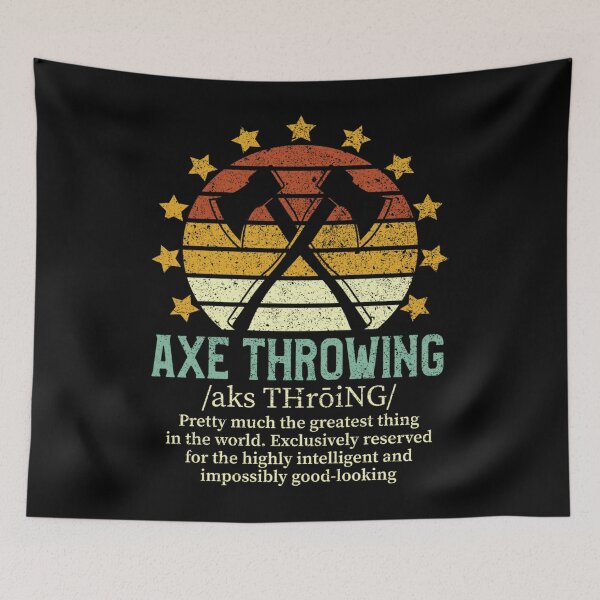 Item preview, Axe Throwing Funny Fake Definition Hatchet & Ax Thrower designed and sold by hoangminhSHOP.