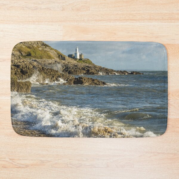 Item preview, Mumbles Lighthouse from Bracelet Bay Gower Peninsula designed and sold by Cameranick.