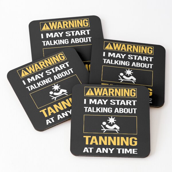 Item preview, Funny Warning Tanning designed and sold by ArydeaNoriega.