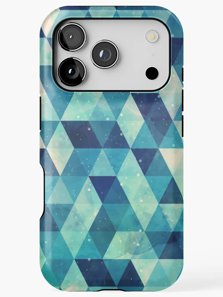 Thumbnail 1 of 4, iPhone Case, Triangles Pattern designed and sold by Studio Vickn.
