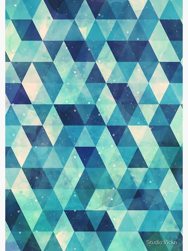Thumbnail 3 of 3, Journal, Triangles Pattern designed and sold by Studio Vickn.