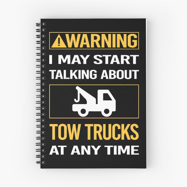 Item preview, Funny Warning Tow Truck Trucks designed and sold by ArydeaNoriega.