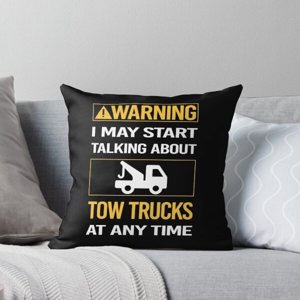 Item preview, Funny Warning Tow Truck Trucks designed and sold by ArydeaNoriega.