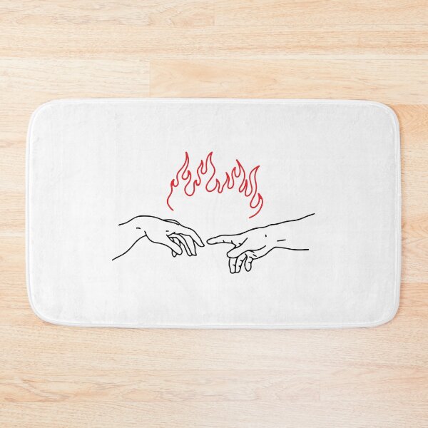 Item preview, hands of Michael Angelo on fire designed and sold by Rwearshop.
