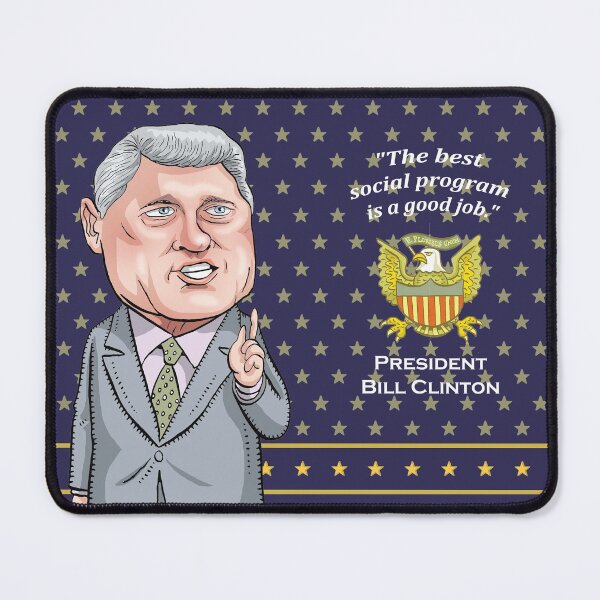 Item preview, President Bill Clinton designed and sold by MacKaycartoons.