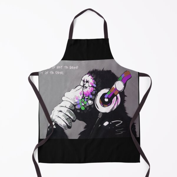 Item preview, Music Is Not To Hear It Is To Feel - Banksy Art & Music Quote designed and sold by CASSNELSON.
