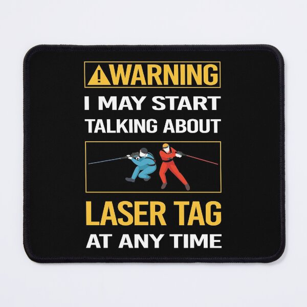 Item preview, Funny Warning Laser Tag designed and sold by FulviaContreras.