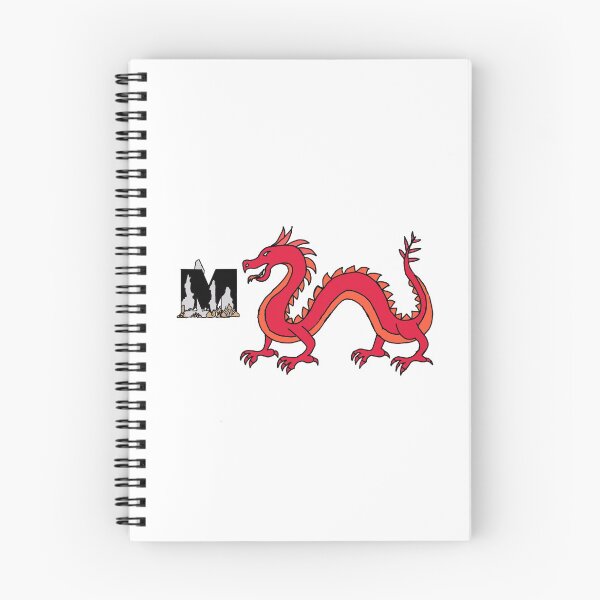 Item preview, Letra M dragón de fuego designed and sold by HJSMonkey.