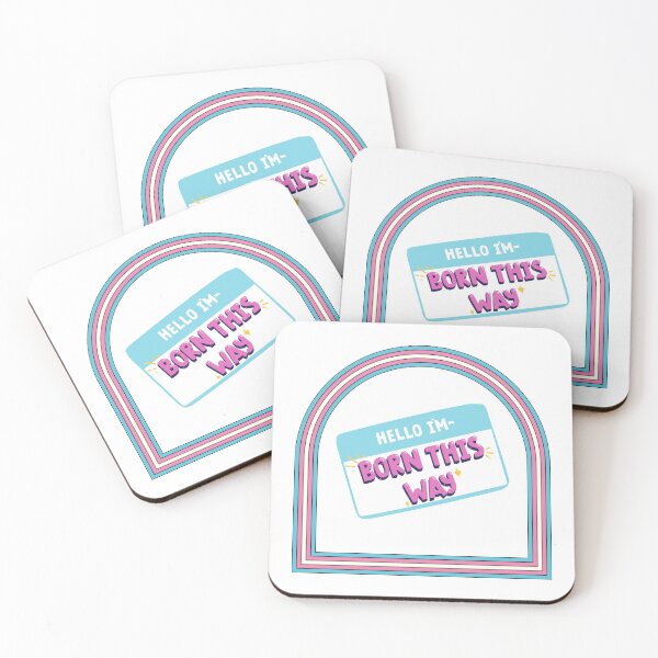Item preview, Trans Born This Way designed and sold by JadeRiverImages.