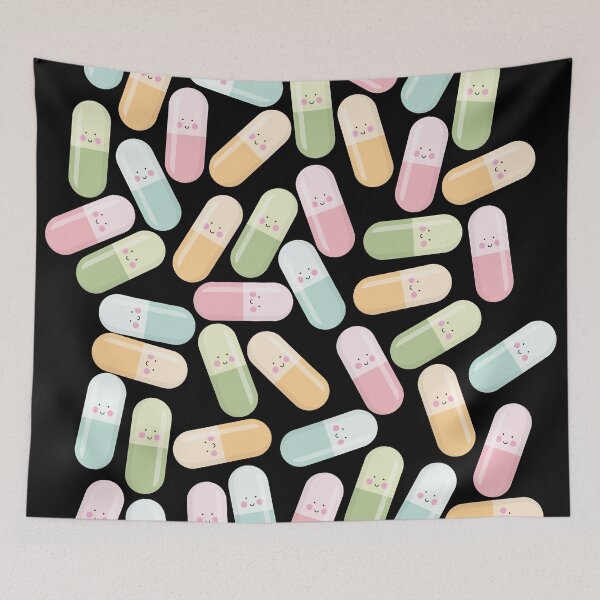 Item preview, Falling cute pills designed and sold by Eenig.
