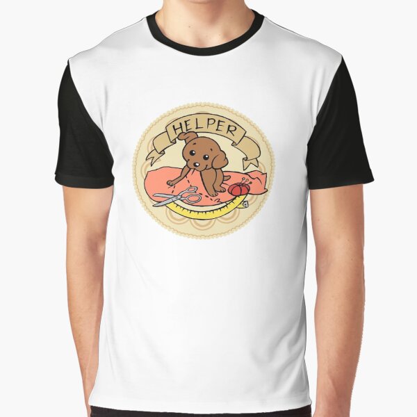 Dog Helper Clothing, Pillow and Stickers Graphic T-Shirt