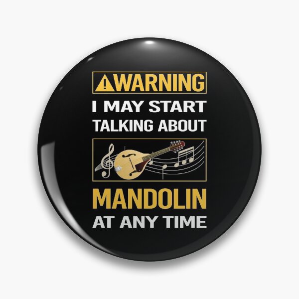 Item preview, Funny Warning Mandolin designed and sold by FulviaContreras.