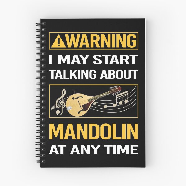 Item preview, Funny Warning Mandolin designed and sold by FulviaContreras.