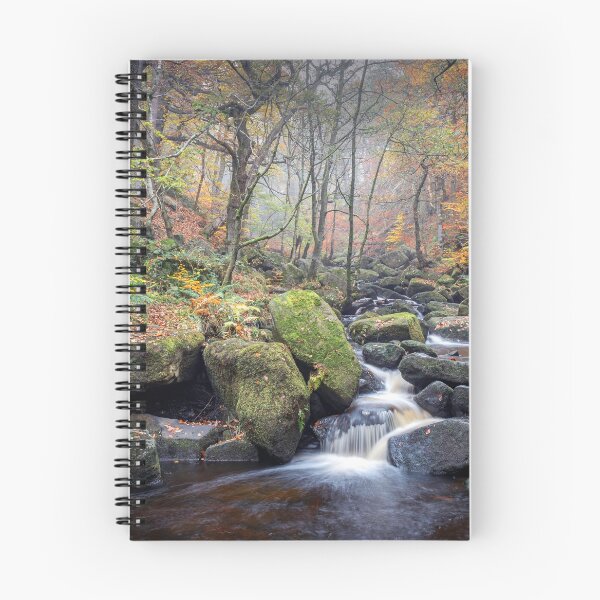 Item preview, stream in a misty forest in autumn designed and sold by Tony North.