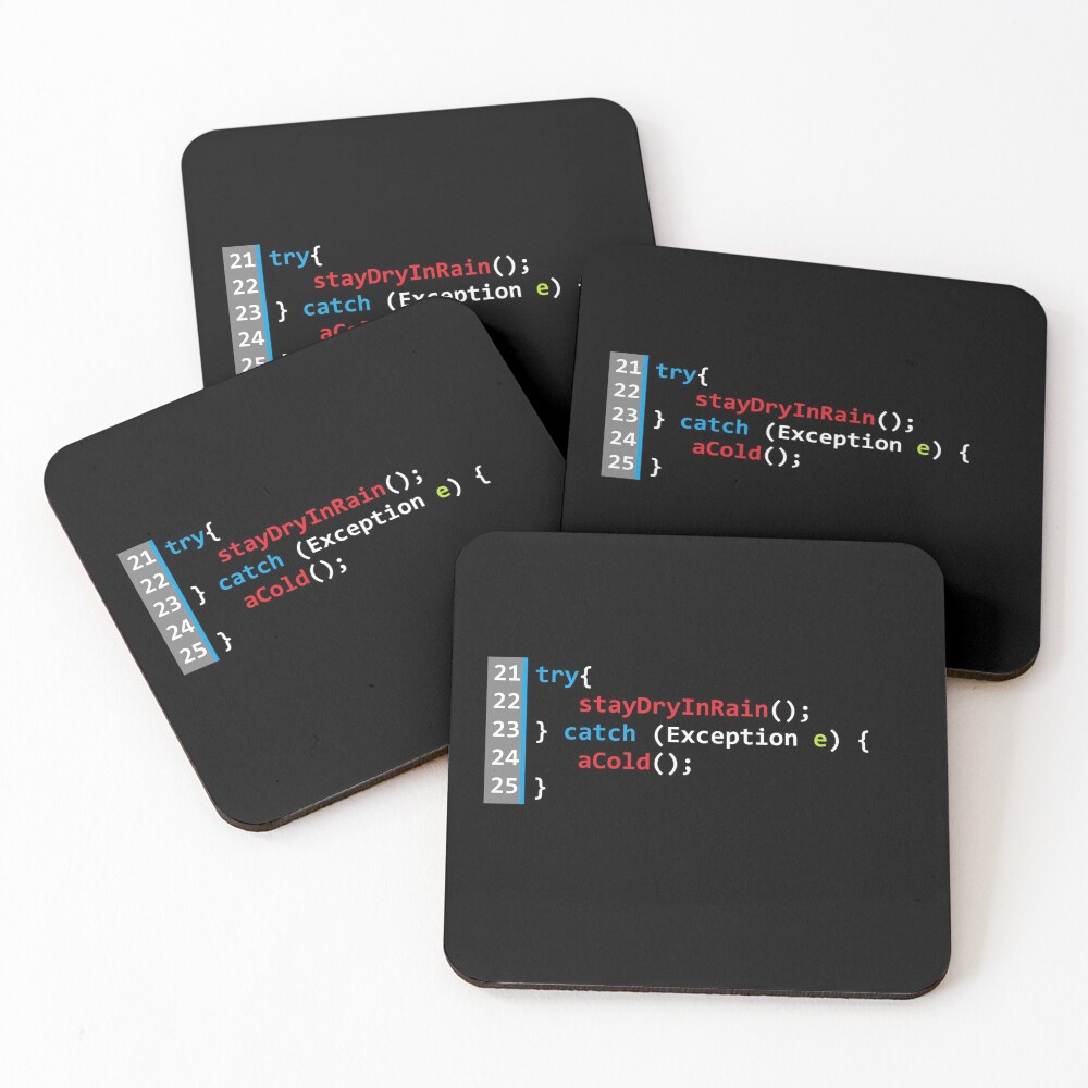 Item preview, Coasters (Set of 4) designed and sold by ComputerGeeksTs.