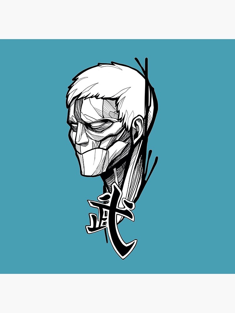 "armored titan" Poster for Sale by ceddsouth Redbubble