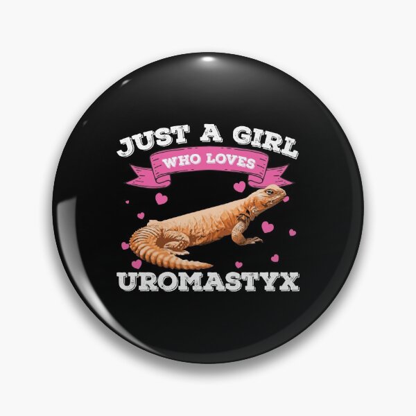 Item preview, Just A Girl Who Loves Uromastyx Pet Agama Dabb Lizard designed and sold by StrongShirts.