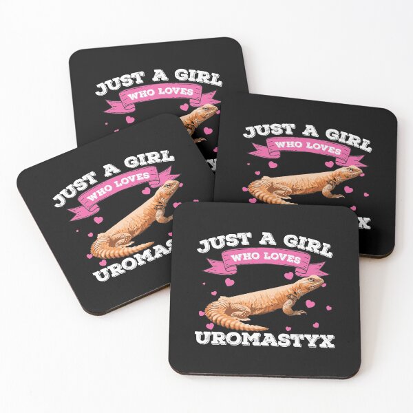Item preview, Just A Girl Who Loves Uromastyx Pet Agama Dabb Lizard designed and sold by StrongShirts.