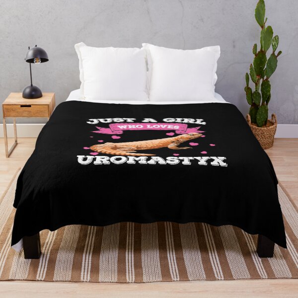 Item preview, Just A Girl Who Loves Uromastyx Pet Agama Dabb Lizard designed and sold by StrongShirts.