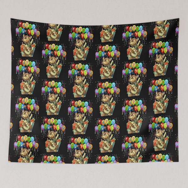 Item preview, Cute Cat Happpy New Year Design, Howdy New Year,New Years Celebration, New Years Eve Countdown designed and sold by Adri Barnard.