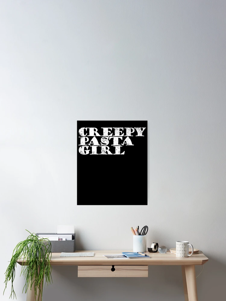 Thumbnail 2 von 3, Poster, Creepy Pasta Girl Women's Scary Horror Creepypasta Girl Gear designt und verkauft von DynamicDesign.