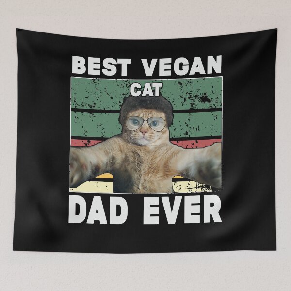 Item preview, Best vegan cat dad ever designed and sold by Desibeau.