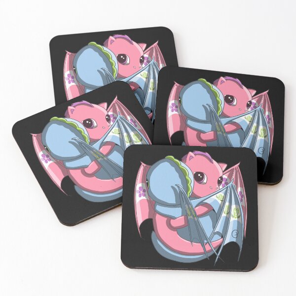 Item preview, Achillean and Sapphic Pride Dragons designed and sold by Florilège Art.