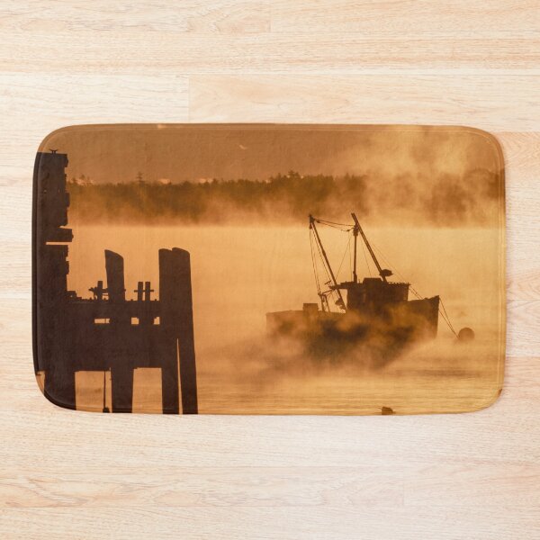 Item preview, Sea Smoke on the Waterfront Lobster Boat designed and sold by LindaCPhoto.