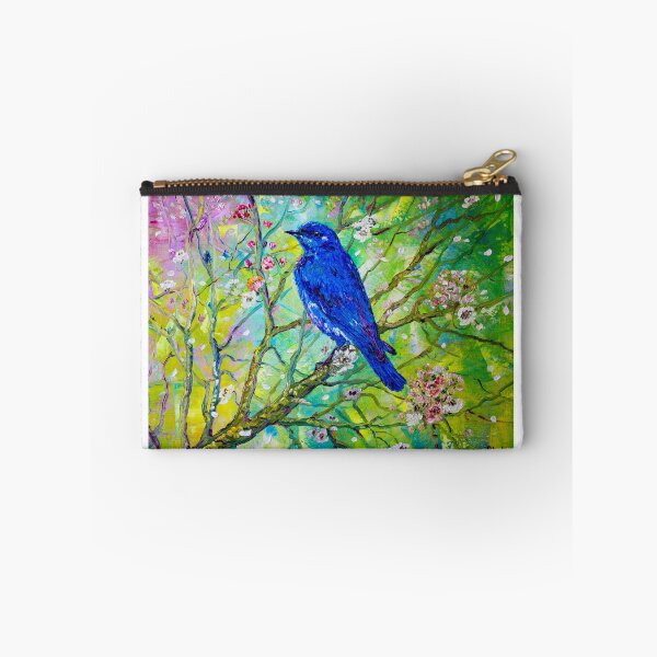 Item preview, Bluebird on a blossoming branch  designed and sold by Natalia_Shchip.