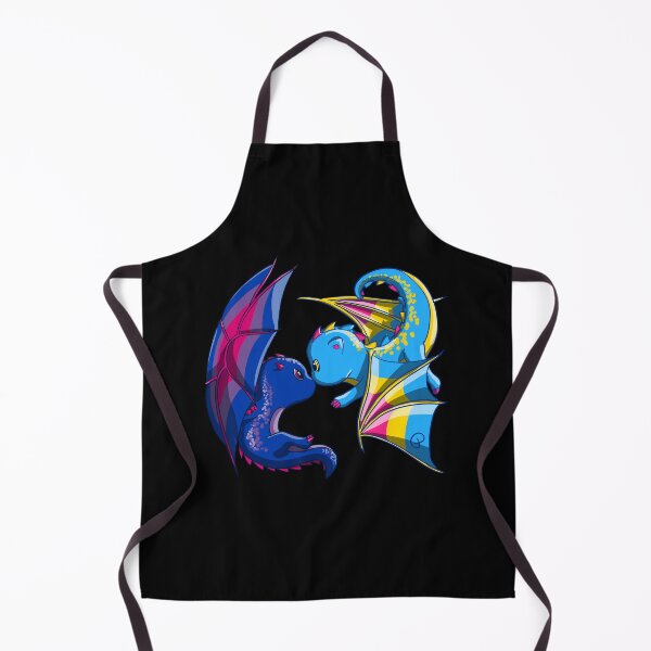 Item preview, Bi and Pan Pride Dragons designed and sold by Florilège Art.