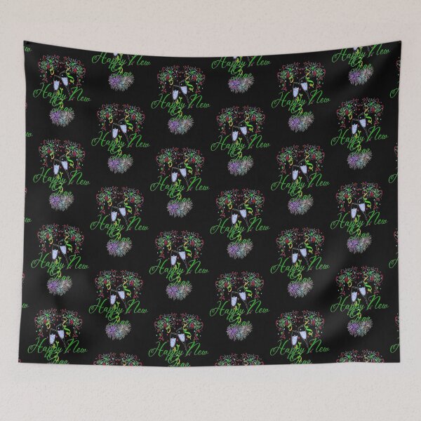 Item preview, Festive Happy New Year Design, 3,Howdy New Year,New Years Celebration, New Years Eve Countdown designed and sold by Adri Barnard.