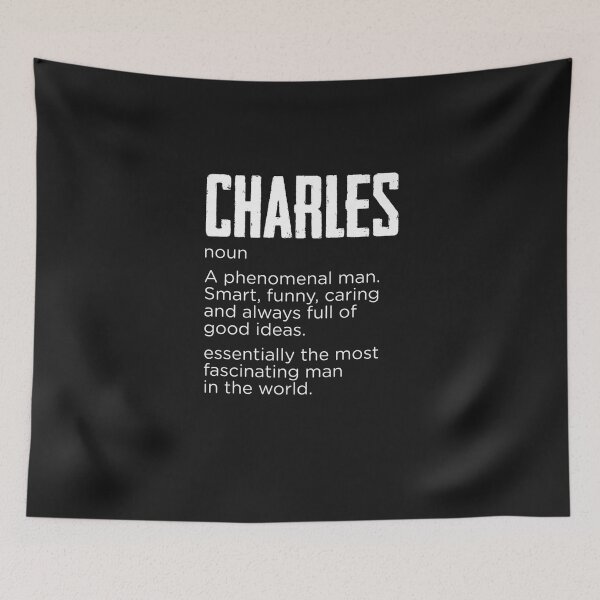 Item preview, My Name Is Charles Funny Name Tag Premium T-Shirt designed and sold by shop   luisant.