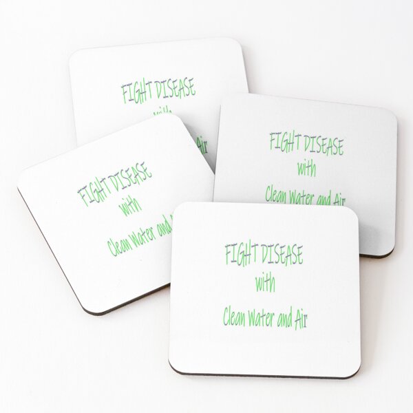 Item preview, FIGHT DISEASE WITH CLEAN WATER AND AIR designed and sold by CUTESTUFFnow.