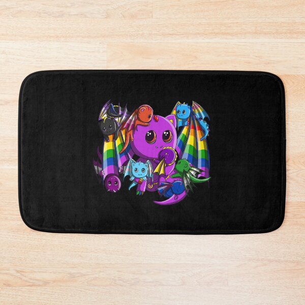 Item preview, Rainbow Pride Mother Dragon and her queer children designed and sold by Florilège Art.