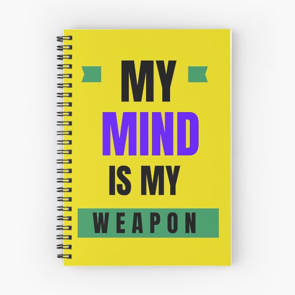Aperçu de l'œuvre Mon esprit est mon arme créée et vendue par Smart Designer.