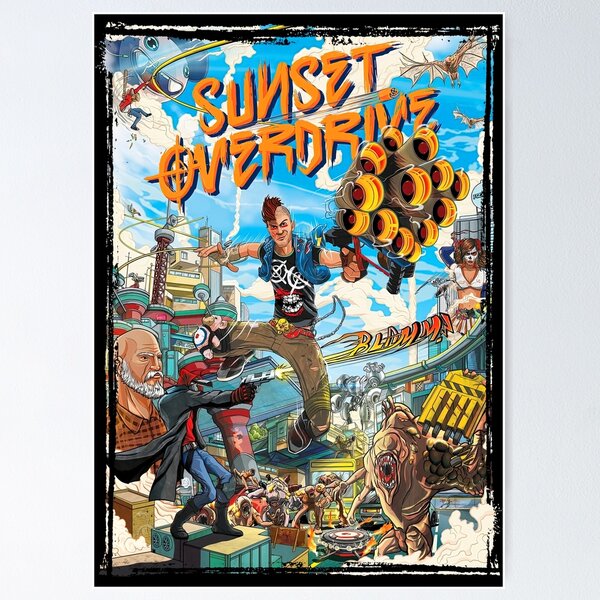 Sunset City Greetings - Characters & Art - Sunset Overdrive