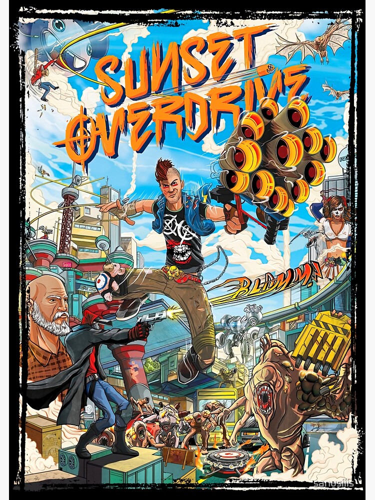 Sunset Overdrive Stickers for Sale