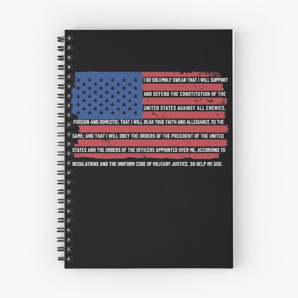 Item preview, Military Oath American Flag Patriotc Veteran Military Oath Gear designed and sold by DynamicDesign.