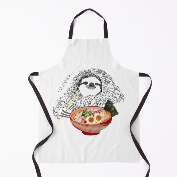 Item preview, sloth eat ramen. itadakimasu designed and sold by JeffPark.
