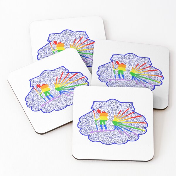 Item preview, Way of St. James pilgrims - rainbow designed and sold by TanTrisTani.