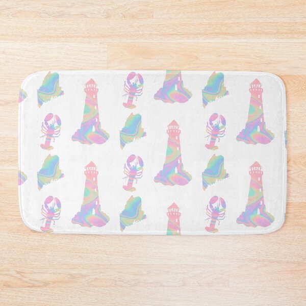 Item preview, Pink Holographic State of Maine Sticker Pack  designed and sold by Dalaura.