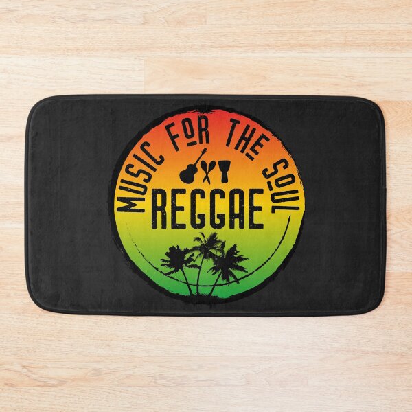 Item preview, Reggae Music Quote Rasta Flag Colours designed and sold by HotHibiscus.