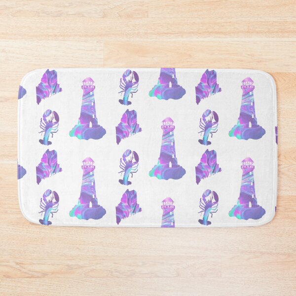 Item preview, Purple Holographic State of Maine Sticker Pack  designed and sold by Dalaura.